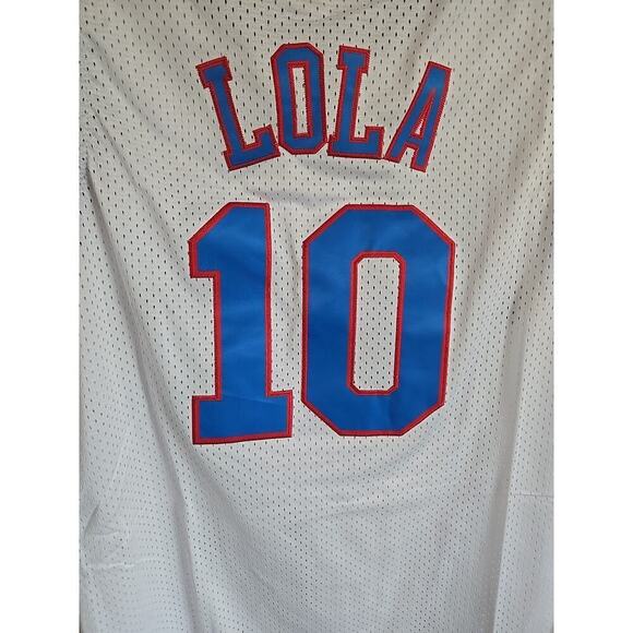 Champion Space Jam Tune Squad LOLA Bunny Basketball Jersey Looney Tunes NBA sz M - Picture 5 of 13